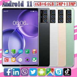�^�u���b�g pc �{�� 10.1�C���` Android11.0 �����\ RAM4GB ROM64GBWi-Fi �ʘb�Ή� IPS�t�� sim�t���[ GPS GMS�F�� �y�� �v�� �l�b�g���� �ݑ�Ζ�