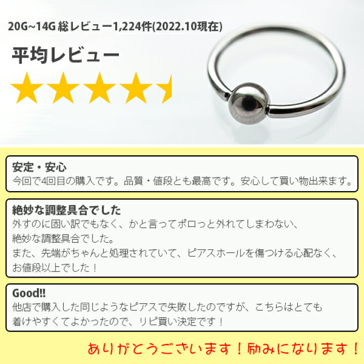 楽天市場 即日出荷 調整済 14g ボディピアス リング ピアス 14g シンプル キャプティブビーズリング 金属アレルギー対応 316l 高品質 ステンレス 軟骨ピアス つけっぱなし フープ ファーストピアス なんこつぴあす Cbr セレクトショップルチア