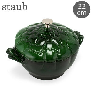 XgEu  Staub A[eB`[NRRbg 22cm  z[[  11152285 oWO[ Cocotte Artichoke Basil  Lb` y