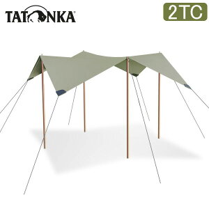 \今ならP5倍/ タトンカ Tatonka タープ Tarp 2 TC 285×300cm ポリコットン 撥水 遮光 2466 サンドベージュ Sand Beige 321 キャンプ アウトドア テント