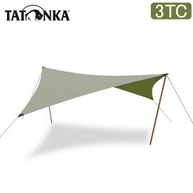 タトンカ Tatonka タープ Tarp 3 TC 400×400cm ウイングタープ ポリコットン 撥水 遮光 2467 サンドベージュ キャンプ アウトドア テント
