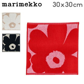 在庫限り マリメッコ Marimekko ミニタオル ハンドタオル ウニッコ コットン リネン 30×30cm UNIKKO MINI TOWEL 北欧雑貨 ハンカチ かわいい