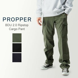 [全品送料無料] プロッパー Propper BDU 2.0 リップストップ カーゴパンツ メンズ ゆったり ズボン ミリタリーパンツ ワークパンツ カジュアル アメカジ パンツ 無地 F5919 ブラック オリーブ ネイビー