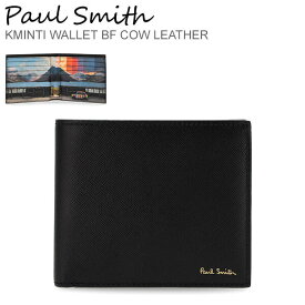 [全品送料無料] ポールスミス PAUL SMITH 二つ折り財布 財布 メンズ ブラック KMINTI 4832 Men Wallet Billfold Black ミニクーパー ファッション シンプル