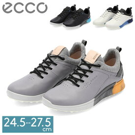 [全品送料無料] エコー ECCO ゴルフシューズ スニーカー UST Dritton Ecco M Golf S-Three メンズ 靴 革 ゴルフ ランニング ウォーキング 102904 10290401
