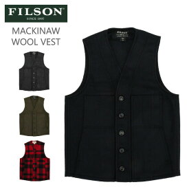 フィルソン FILSON ベスト マッキーノ ウール メンズ MACKINAW WOOL VEST 10055 アメリカ製 ウール アウター インナー あす楽