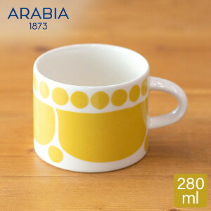 ArA Arabia }OJbv Xk^C 280mL Sunnuntai Cup 1028186 / 6411801006391 H  Yellow White  k Lb` ̓