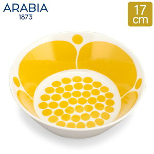 _ȂP7{^ ArA Arabia {E 17cm Xk^C M H  1028203 Sunnuntai Plate Deep Yellow/White  k Lb`