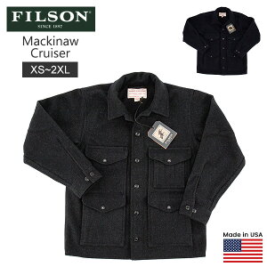 �y25AW�z [�S�i��������] �t�B���\�� FILSON �}�b�L�[�m �N���[�U�[ Mackinaw Cruiser �W���P�b�g �E�[�� �R�[�g MADE IN USA �����Y ���b�N�X�h US�T�C�Y �A�E�^�[ �h�� �h�� �{�^�� �|�P�b�g �V���v�� 202