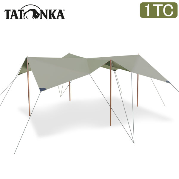 タトンカ Tatonka タープ Tarp 1 TC 425×445cm ポリコットン 撥水 遮光 2465 サンドベージュ Sand Beige 321 キャンプ アウトドア テントのサムネイル