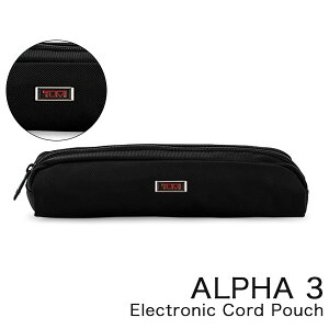 �g�D�~ TUMI �|�[�` ALPHA 3 �G���N�g���b�N �R�[�h �|�[�` �A���t�@ 3 Electronic Cord Pouch 1172501041 �u���b�N Black ��������