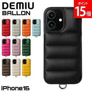 [Si] f~E DEMIU X}zP[X ACtHP[X BALLON o iPhone16 w 蒠^P[X DU-BAL20 [bpU[ {v  J[h  Vv g Jo[ ̓