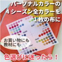 カラーコーディネートに！20センチサイズパーソナルカラー診断4シーズン（春夏秋冬）色見本　カラーパレット ランキングお取り寄せ