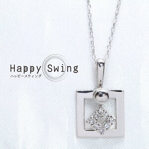 10|CgobNEDEAL 10/17 9F59܂Ły݌ɌzuHappy Swing nbs[XEBOv _Ch 0.08ct lbNX K18WG 18zCgS[h XNGA yAs^bN/E(