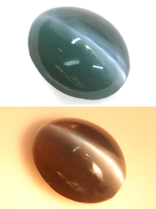 楽天市場】ブラジル産 アレキサンドライトキャッツアイ1.76ct ルース 