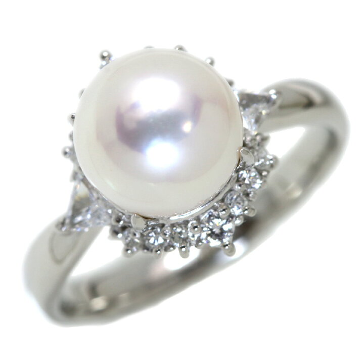 楽天市場】花珠級の上質 あこや真珠（和珠） 8.6mm リング/指輪  