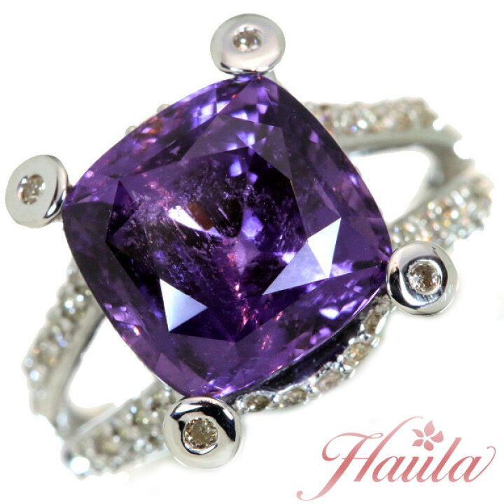 楽天市場 バイオレット スピネル リング 指輪 8 21カラット 18金ホワイトゴールド K18wg 濃厚で大粒 立体的デザイン 青 ブルー セレクトジュエリー 新品 届10 ラックジュエル Luckjewel Luckjewel ラックジュエル