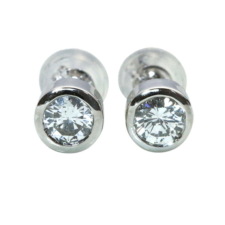 楽天市場】ダイヤモンド ピアス 0.440カラット プラチナ900 PT900 一粒  