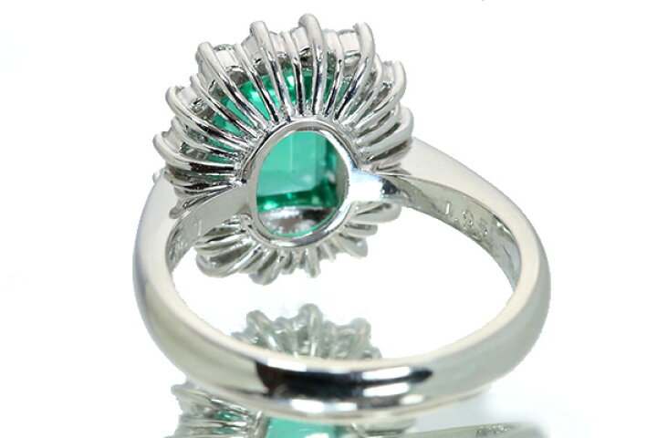 楽天市場】エメラルド リング/指輪 1.950カラット プラチナ900 PT900  