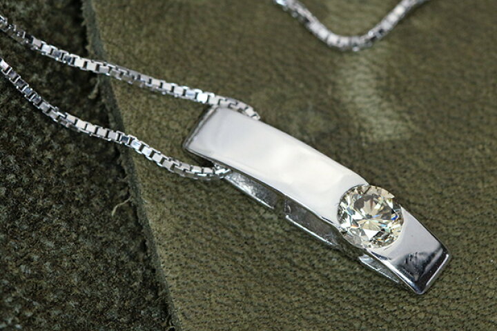 楽天市場】ダイヤモンド ネックレス 0.30カラット 18金ホワイト  