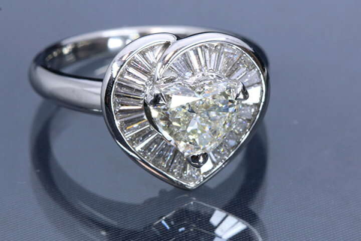 楽天市場】◇最大25万円OFFクーポン対象◇ハート ダイヤモンド リング  