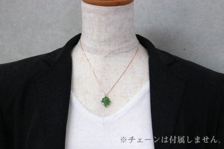 楽天市場】グロッシュラー グリーンガーネット ペンダントトップ 1.60 