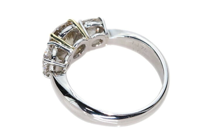 楽天市場】ブラウンカラー ダイヤモンド リング/指輪 1.17ct 18金  