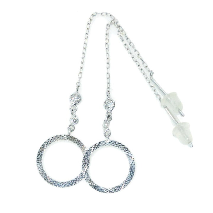 楽天市場】ダイヤモンド ピアス 0.080カラット 18金ホワイトゴールド 