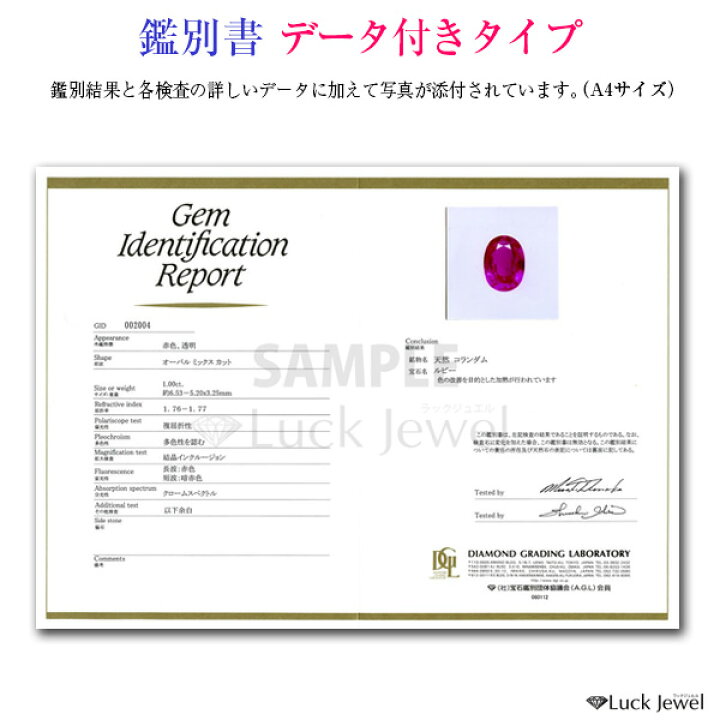 楽天市場】DGL鑑別書作成（ダイヤモンドグレーディングラボラトリー 