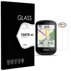 TDITD �K���X�t�B���� �y2���Z�b�g�z GARMIN(�K�[�~��) Edge 530 830 �p �K���X�t�B���� ���{���Ɏq�f�ލ̗p �����ߗ� ���^ �d�x9H ��U�h�~���� 2.5D ���E���h�G�b�W���H �����z�� GARMIN(�K�[�~��) Edge