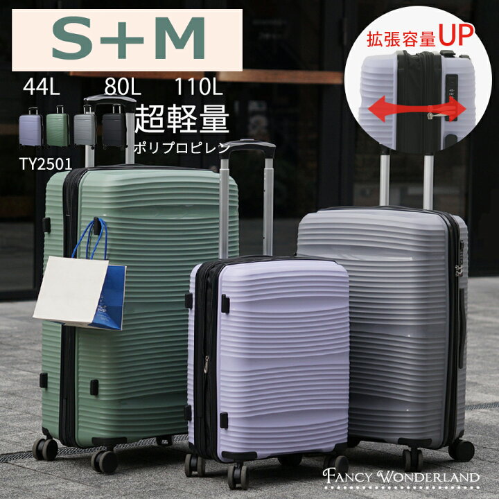 楽天市場】【20%OFFクーポン配布中】スーツケース 2個セット キャリー 