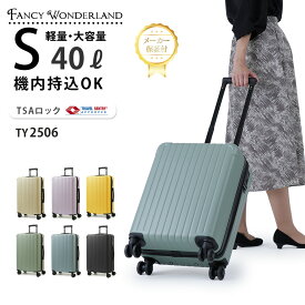 【最大50％OFFクーポン配布中】スーツケース Sサイズ 機内持ち込み 軽量 小型 キャリーケース ハード 静音ダブルキャスター TSAロック ファスナー式 1泊2日 旅行 出張 修学旅行 レディース メンズ子供用おしゃれ人気 ブランド旅行バッグ キャリーバッグ TY2506