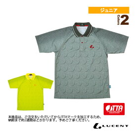 ゲームシャツ／JTTA公認マーク付／ユニセックス（XLP-822xP）《ルーセント 卓球 ジュニアグッズ》