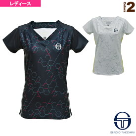 US OPEN／PERSPECTIVE T-SHIRT／パースペクティブ Tシャツ／レディース（37647）《セルジオタッキーニ テニス・バドミントン ウェア（レディース）》