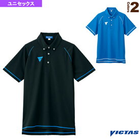 V-PP215／ポロシャツ／ユニセックス（033463）《ヴィクタス 卓球 ウェア（メンズ/ユニ）》