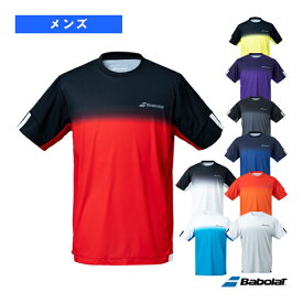 CLUB SHORT SLEEVE SHIRT／半袖ゲームシャツ／メンズ（BUG1310C）《バボラ テニス・バドミントン ウェア（メンズ/ユニ）》