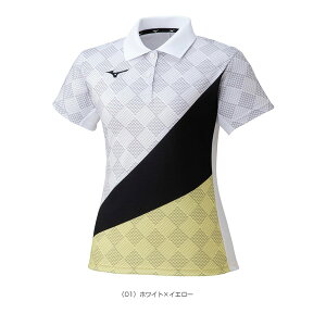 ゲームシャツ/レディース(62JA1701)《ミズノ テニス・バドミントンウェア(レディース)》