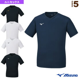 ナビドライTシャツ／半袖／V首／ユニセックス（32MA1191）《ミズノ オールスポーツウェア（メンズ/ユニ）》