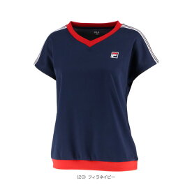 ゲームシャツ／レディース（VL7502）《フィラ テニス・バドミントン ウェア（レディース）》