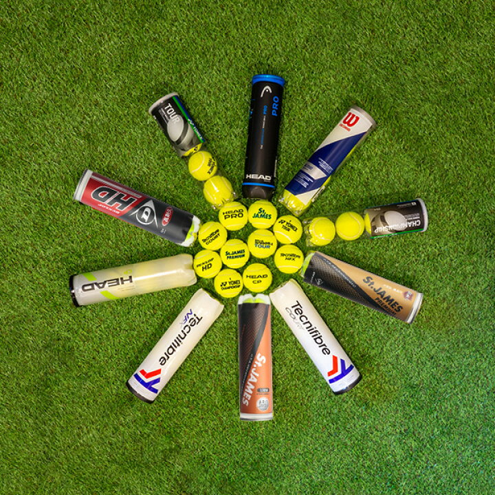 楽天市場】【送料無料】テニスボール練習球打ち比べ10缶セット／5ブランド10種類《ラケプラオリジナル テニス ボール》 : テニス・バドミントン  Luckpiece