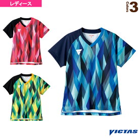 V-LGS244／ゲームシャツ／レディース（512203）《ヴィクタス 卓球 ウェア（レディース）》