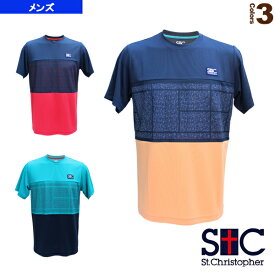 テニスコートゲームシャツ／メンズ（STC-BBM5331）《セントクリストファー テニス・バドミントン ウェア（メンズ/ユニ）》