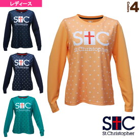 マリンロングスリーブTシャツ／レディース（STC-BBW6317）《セントクリストファー テニス・バドミントンウェア（レディース）》