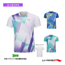 ゲームシャツ／ユニセックス（AAYS063）《リーニン テニス・バドミントン ウェア（メンズ/ユニ）》
