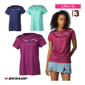 ゲームシャツ／レディース（DAP-1323W）《ダンロップ テニス・バドミントン ウェア（レディース）》