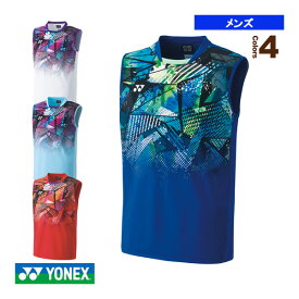 ゲームシャツ／ノースリーブ／メンズ（10526）《ヨネックス テニス・バドミントンウェア（メンズ/ユニ）》
