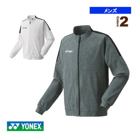 ニットウォームアップシャツ／フィットスタイル／メンズ（50133）《ヨネックス テニス・バドミントンウェア（メンズ/ユニ）》