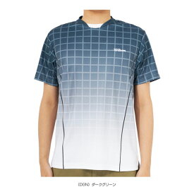 ガット柄プラクティスTシャツ／メンズ（413-202）《ウィルソン テニス・バドミントンウェア（メンズ/ユニ）》