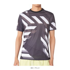 ザ・ステップス プラクティスTシャツ／メンズ（413-203）《ウィルソン テニス・バドミントンウェア（メンズ/ユニ）》