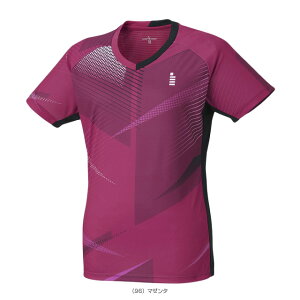 ゲームシャツ/レディース(T2301)《ゴーセン テニス・バドミントンウェア(レディース)》